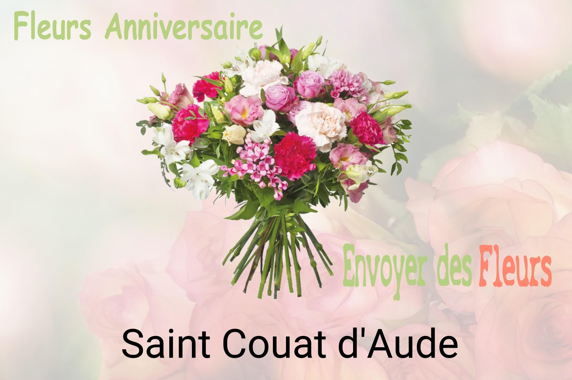 Bouquet de fleurs d’anniversaire livré à Saint-Couat-d'Aude