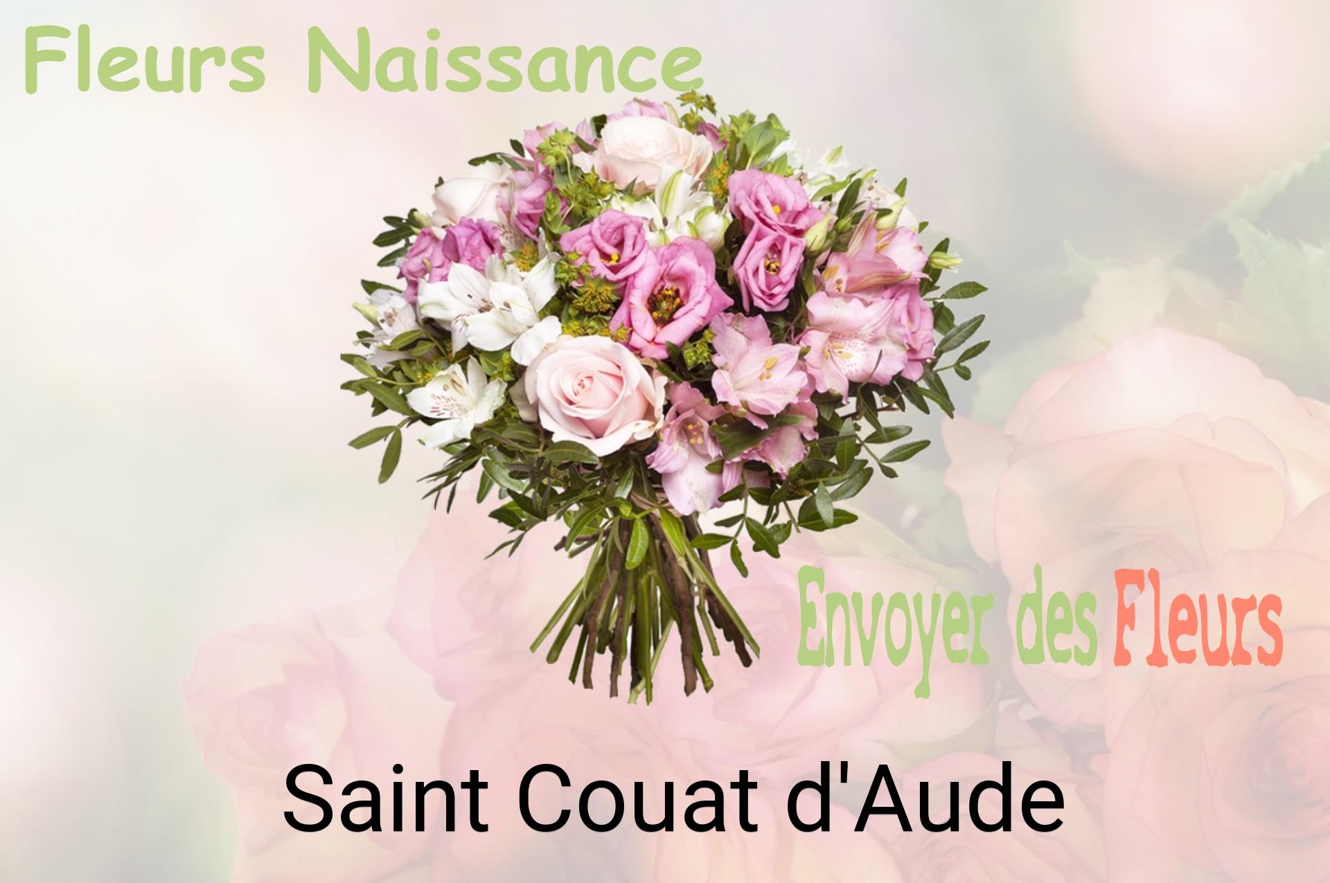 Bouquet de fleurs de naissance livré à Saint-Couat-d'Aude